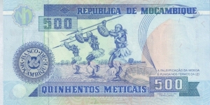 Banknote from Mozambique