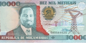  10,000 Meticais Banknote