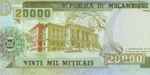 Banknote from Mozambique