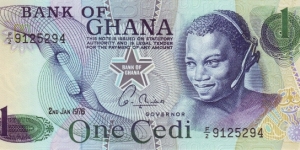  1 Cedi Banknote