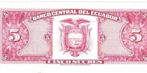Banknote from Ecuador