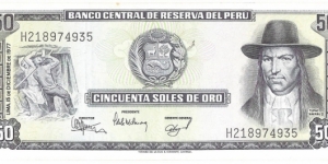 50 Soles(1977) Banknote