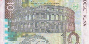 Banknote from Croatia