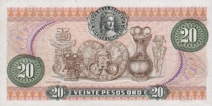 Banknote from Colombia