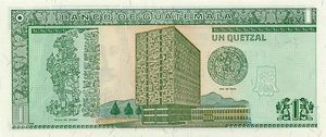 Banknote from Guatemala