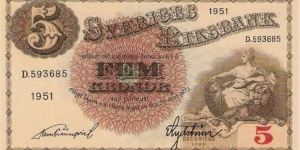 5 Kronor Banknote