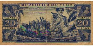 Banknote from Cuba