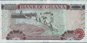 Banknote from Ghana