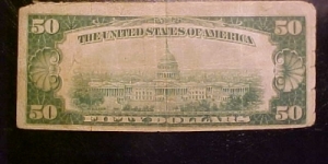 Banknote from USA