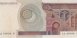 Banknote from Italy