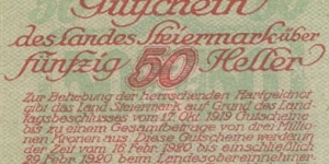 Banknote from Austria