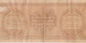 Banknote from Italy