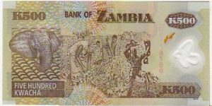 Banknote from Zambia