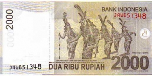 Banknote from Indonesia