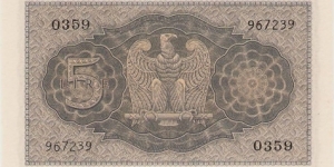 Banknote from Italy