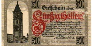 *NOTGELD*__50 Heller__31.12.1920 Banknote