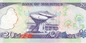 Banknote from Mauritius