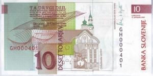 Banknote from Slovenia