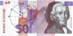  50 Tolarjev Banknote