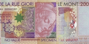 Banknote from Italy