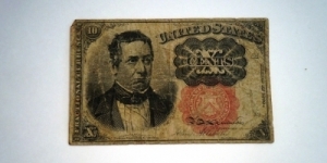 Fractional currency 10 cent note Banknote