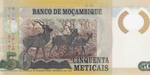 Banknote from Mozambique