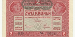 Banknote from Austria