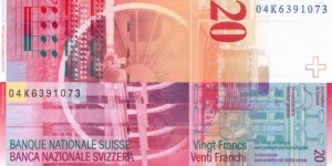 Banknote from Switzerland