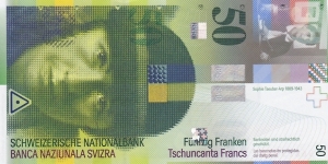 Switzerland P71b (50 franken 2004) Banknote