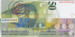 Banknote from Switzerland