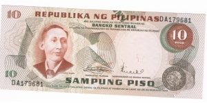 10 Pesos Ang Bagong Lipunan Series, Error - Shifted 