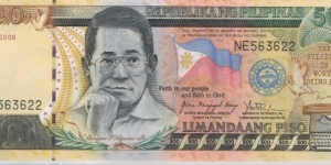500 Pesos under Gloria Macapagal Arroyo Administration,Multiple Error - Shifted Security Thread (should be on the right side, shifted to the left) shift lead to NO WATERMARK Banknote