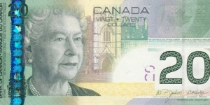 Canada P103 (20 dollars 2004) (Printed 2005) Banknote