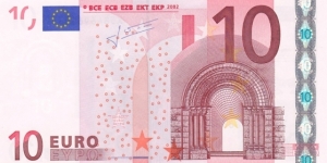European Union P2x (10 euro 2002) Banknote