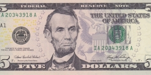 USA P524 (5 dollars 2006) Banknote