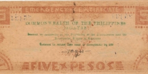 Banknote from Philippines