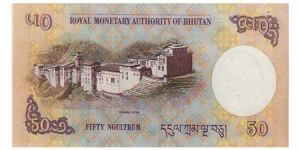 Banknote from Bhutan