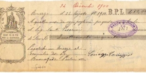 *Kingdom of Italy*__Lire 450__pk# NL__Debt Securities (Promissory Note-B.P.L)__24.08.1900__Arezzo__stamp 