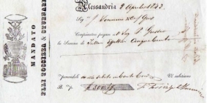 *Kingdom of Egypt*__Cheque__500 Tallari__08.04.1843__Alexandria__