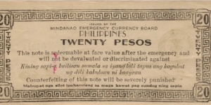 Banknote from Philippines