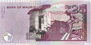 Banknote from Mauritius