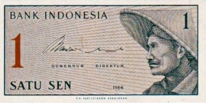 1 Sen Banknote