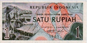 1 Rupiah Banknote