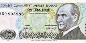 10 Lira Banknote