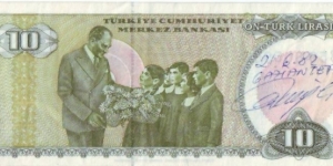 Banknote from Turkey