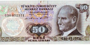 50 Lira Banknote