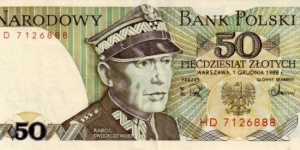 50 Zlotych Banknote