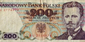 200 Zlotych Banknote