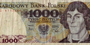 1000 Zlotych Banknote