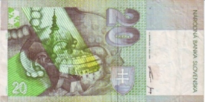 Banknote from Slovakia